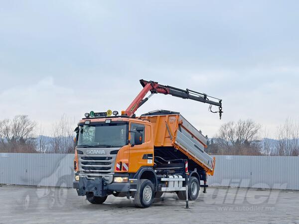 Scania - R 420 * PK 11002/FUNK * sandblaste kiper /  LUS-1093