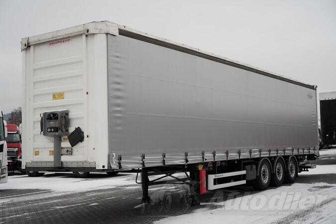 Fruhauf -  Firanka / Poluprikolica sa kliznom ceradom + Rampa / IMP-3596