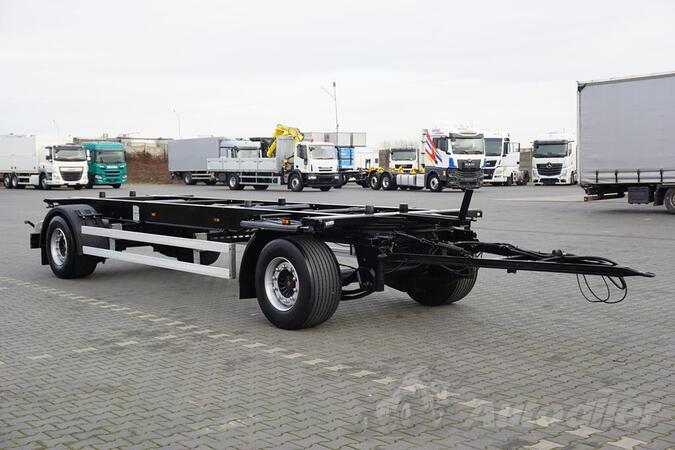 Kogel - / BDF / 7,15 , 7,45 M prikolica šasije / DOM-1825