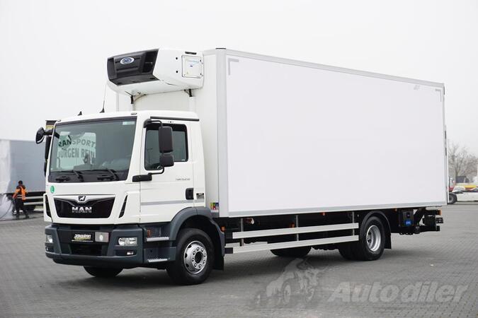 MAN - TGM 15.250 / EURO 6 18 PALETA kamion hladnjača + RAMPA / DOM-1832