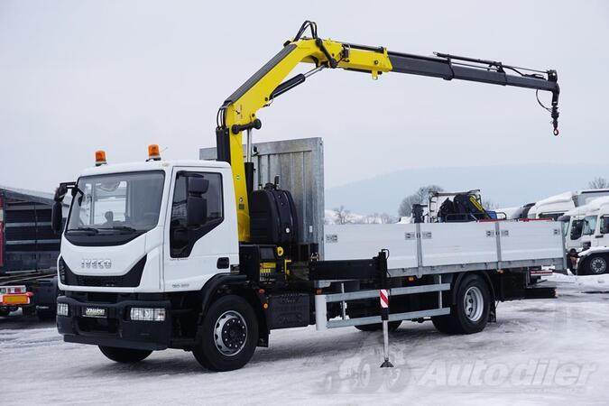 Iveco - EUROCARGO / 180-250 / + kran ROTATOR kamion s ravnom platformom / DOM-1918