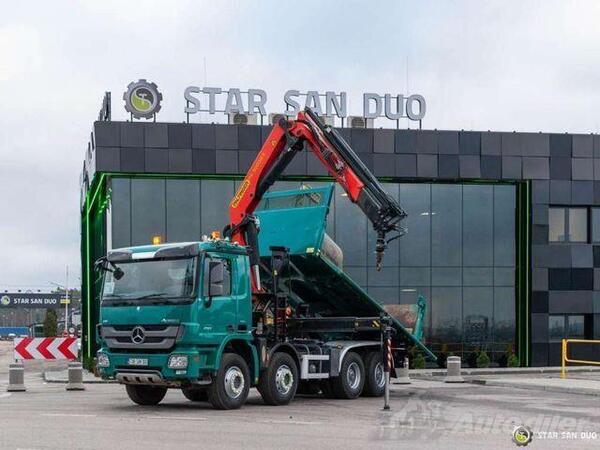 Mercedes Benz - ACTROS 4151 8x4 Palfinger PK 30002 K Kran kiper / STR-0490
