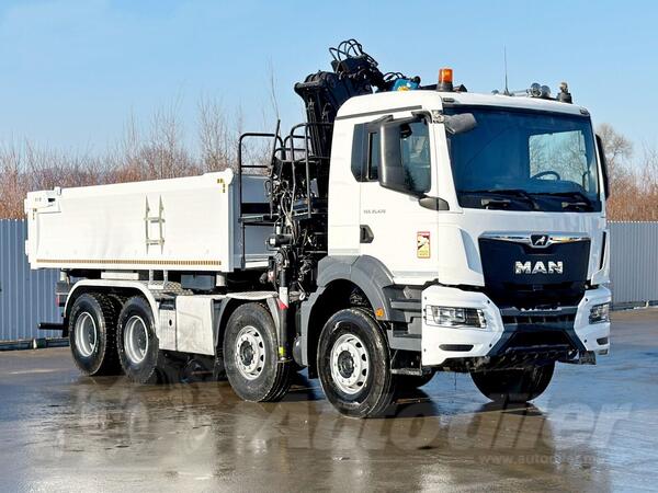 MAN - TGS 35.470 / 5,10m + KRAN kiper / LUS-1139