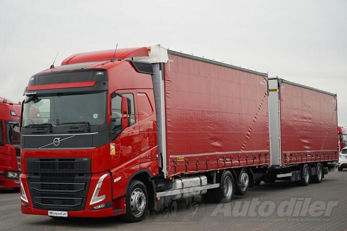 Volvo - FH 460 / 120 m3 / Kamion sa klizna zavesa cerada + prikolica sa kliznom ceradom / IMP-3189
