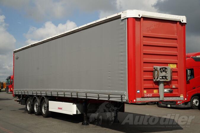 Fruhauf - / Cerada / Paletar / Dhollandia rampa - 2.000 kg / Jaka podnica / Poluprikolica / IMP-...