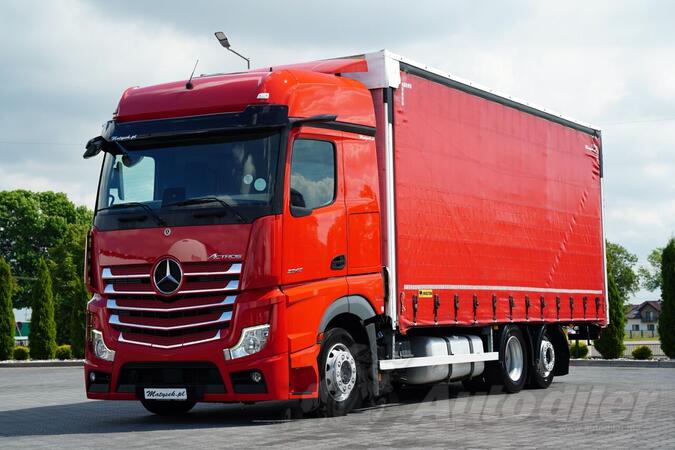 Mercedes Benz - ACTROS 2545 / CERADA - 7,4 M / SOLO / MEGA / PLANDEKA ZBROJ / KAMION SA CERADOM /...