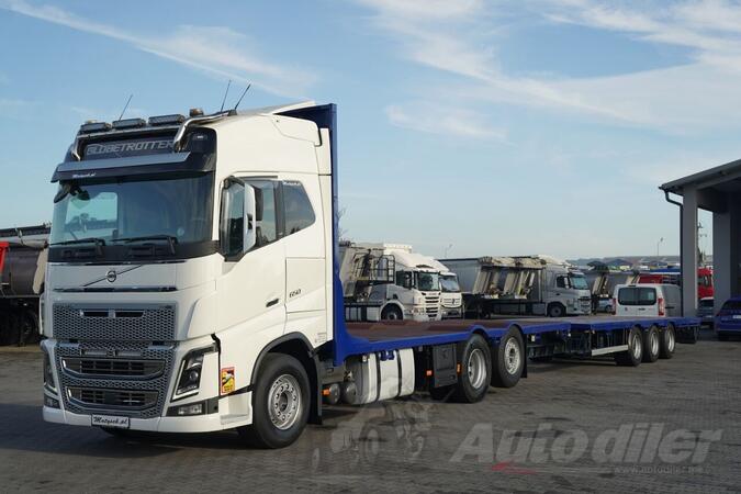 Volvo - FH 650 / OTVORENA PLATFORMA + PRIKOLICA SA PLATFORMOM / KAMION SA OTVORENOM PLATFORMOM / ...