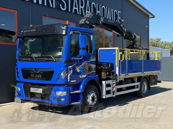 MAN - TGM 15.250 / kran / kamion sa platformom / kamion / JOA-0322