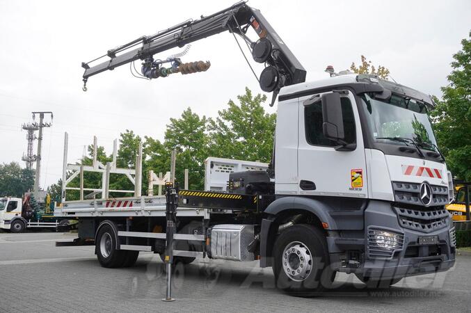 Mercedes Benz - Arocs 1833 / 4×2 / 60.000 km / HIAB X-HIPRO 192 ES-3 dizalica / kamion s otvoreno...