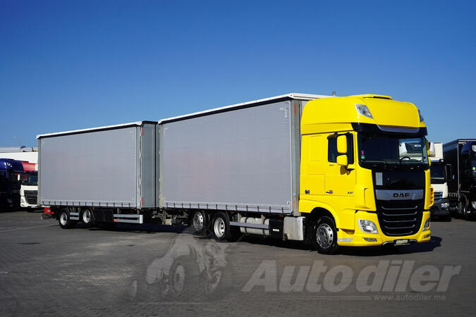 DAF - XF / 480 / ACC / EURO 6 / SKUP VOZILA 120 m³ / RETARDER / PODIZNA OSOVINA / kamion sa cerad...