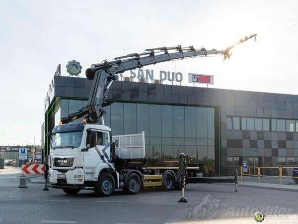 MAN - TGS 35.480 / 8x4 / HIAB 1055E-8 HiPro / Fly Jib / Kamion sa platformom i kranom / STR-0782