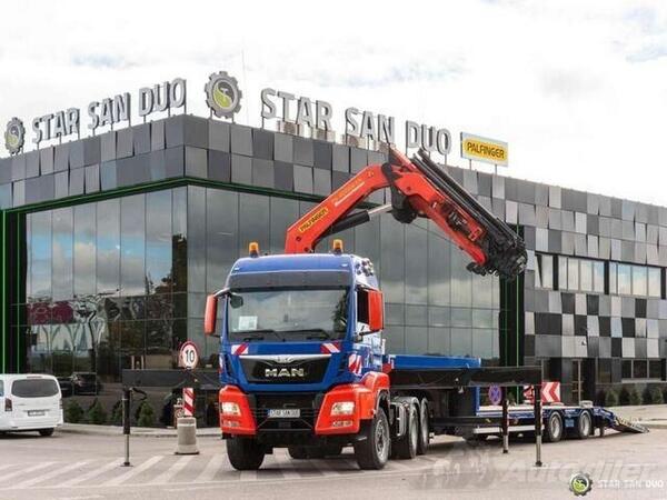 MAN - TGS 26.480 / 6x6H / PALFINGER PK 40002 / dizalica sa vitlom / tegljač sa poluprikolicom nis...