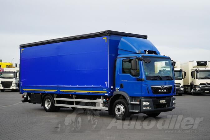 MAN - TGM / 15.250 / EURO 6 / CERADA + HIDRAULIČNA RAMPA / 18 PALETA / TERETNI KAMION / DOM-2577
