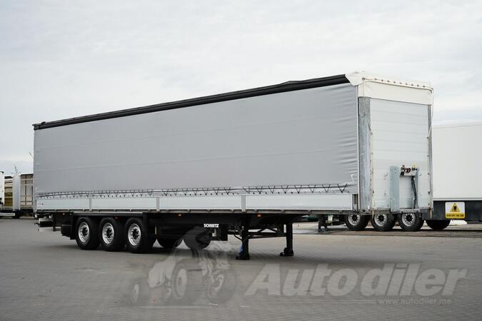 Schmitz Cargobull - / BURTOFIRANKA / XL / PODIZNA OSOVINA / POLUPRIKOLICA SA CERADOM / DOM-2588