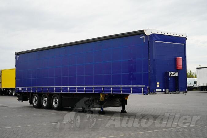 Schmitz Cargobull - / FIRANKA / MULTI LOCK / XL / PODNOSZONA OŚ / NACZEPA FIRANKA / DOM-2591