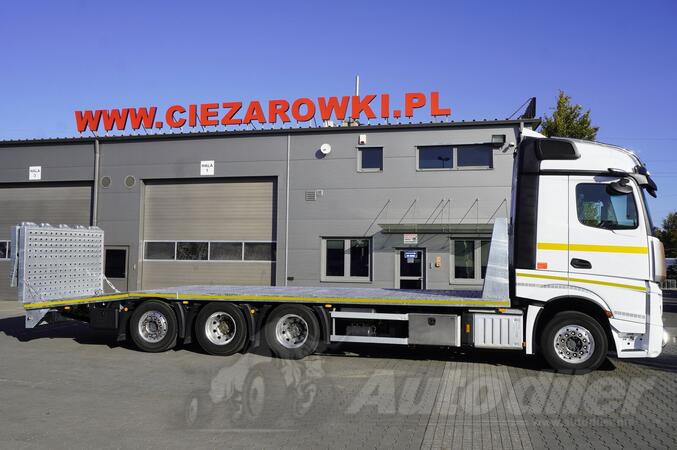 Mercedes Benz - Actros L 3552 8x4 / Nova platforma za šlepanje 9 m / Upravljiva osovina / Kamion ...