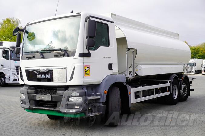 MAN - TGM 26.340 6x2/4 / Mađarska cisterna za gorivo 18,5 m³ / ADR AT FL / Čelična cisterna / Kam...