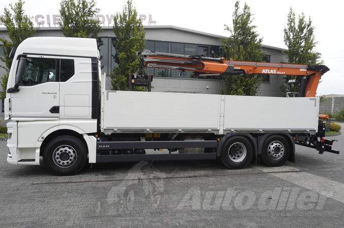 MAN - TGX / 26.470 / 6X2-4 / 30.000 KM / ATLAS 170.2 VB-A12 DIZALICA / KAMION SA DIZALICOM NA ČEL...