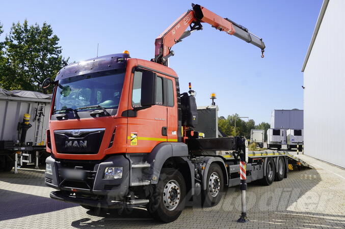 MAN - TGS / 35.360 / EURO 6 / 8X2 / FASSI F235A.2.22 DIZALICA / DALJINSKO UPRAVLJANJE / KAMION SA...