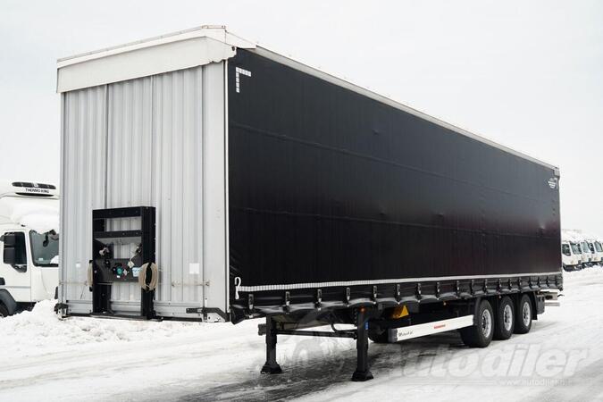 Kassbohrer - Poluprikolica sa kliznim ceradom / IMP-3700