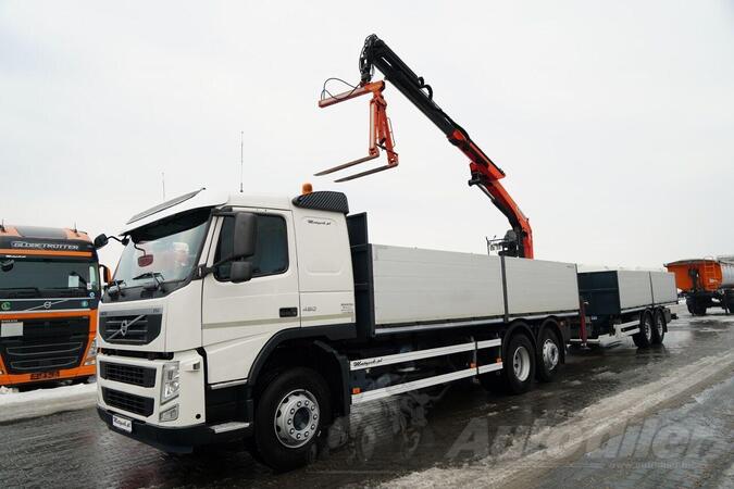Volvo - FM 450 kamion + prikolica / + kran / IMP-3718
