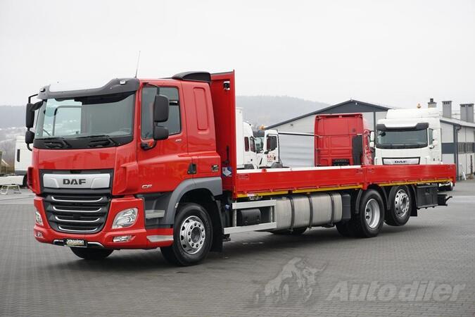DAF - CF / 410 / ACC / E6 / 8,5 m / kamion s ravnom platformom / DOM-1926