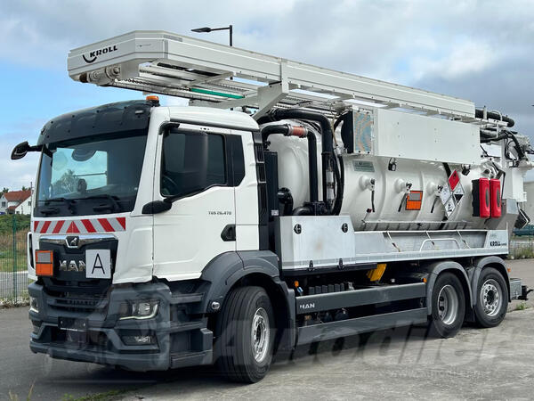 MAN - TGS 26.470 kombinovano vozilo za čišćenje kanalizacije/MO3037