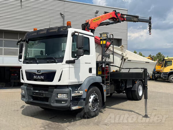 MAN - TG-M 18.340 Kiper + Kran / MO3010