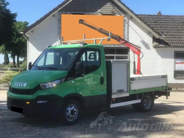 Iveco - Daily 40C17 kamion s ravnom platformom+kran/2d1678
