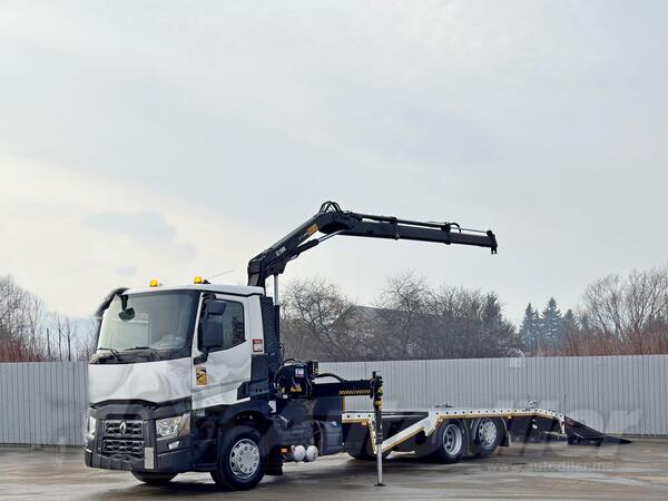 Renault - T 380 * HIAB 111 B - 2 HIDUO + FUNK / 6x2! šlep vozilo / LUS-1151