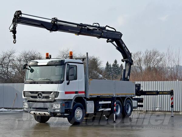 Mercedes Benz - ACTROS 2641 / 6x4 / kamion s ravnom platformom / LUS-1186