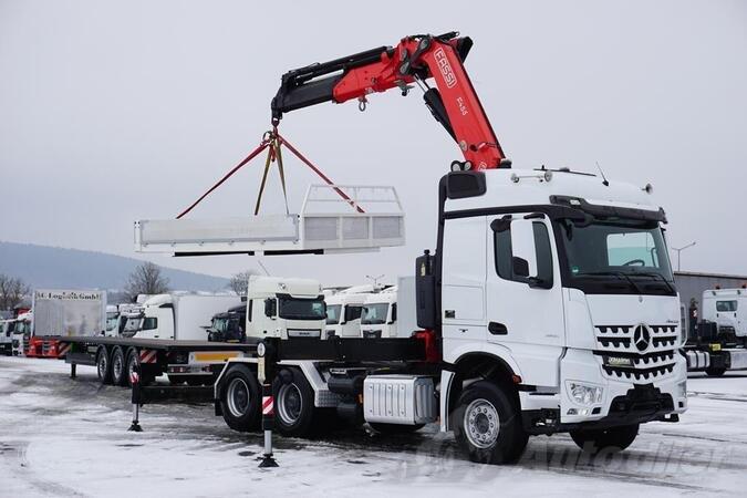 Mercedes Benz - AROCS / 2651 / 6 X 4 / FASSI F 455 / 14,6 M / PILOT tegljač / DOM-1968