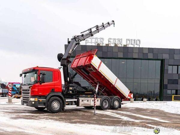 Scania - P360 6x2 HIAB 211 E-5 HiPro HDS kran kiper / STR-0571