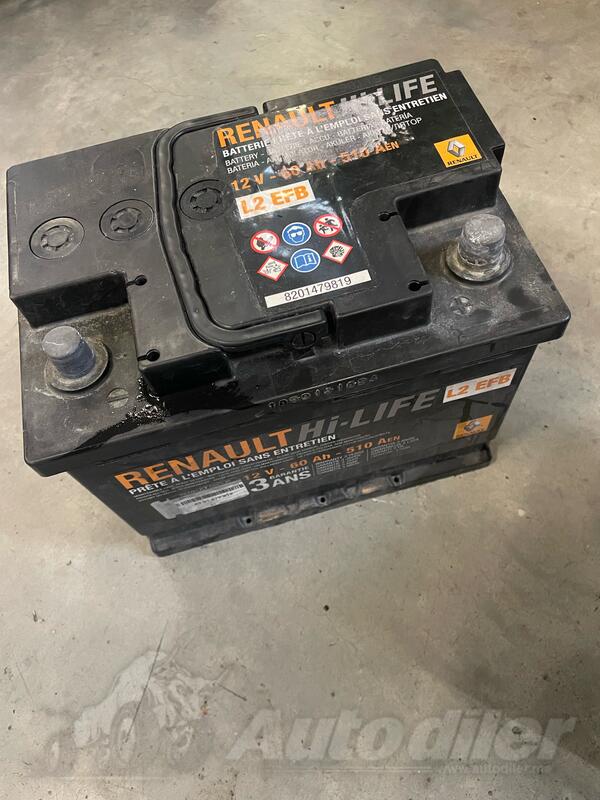 Battery Exide - Akumulator 60ah EFB Renault 12V - 60 Ah