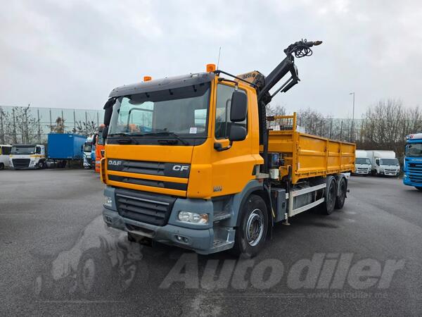 DAF - CF 85 410 6x4 kiper+kran/LTK388