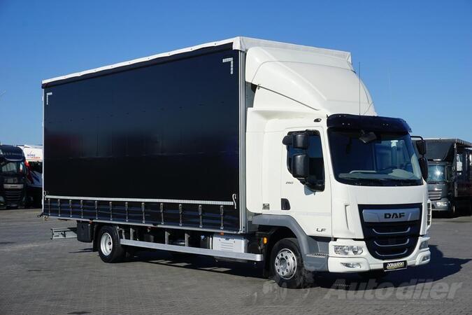 DAF - LF / 260 / ACC / Euro 6 / Firanka / 18 paleta / dužina 7,2 m / kamion sa klizna zavesa cera...