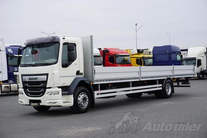 DAF - LF / 320 / ACC / E 6 / DECKER / 24 PALETA / 11 720 KG / L kamion s ravnom platformom / DOM-...