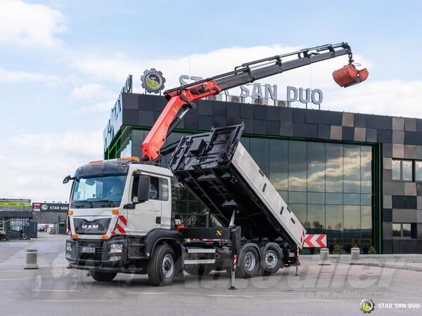 MAN -  TGS 28.440 6x4H Pa PK 26002 EH kran Tipper kiper / STR-0629