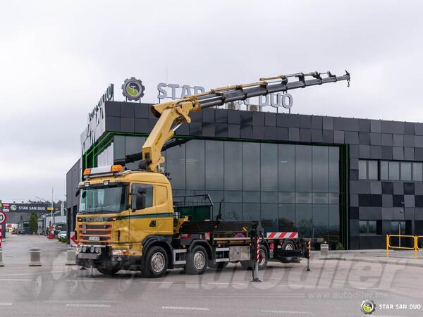 Scania - G440 8x2 Palfinger PK 53002 SH Kran kamion s ravnom platformom / STR-0633