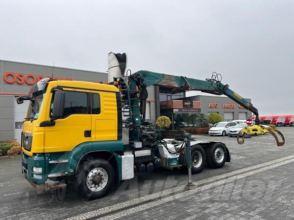 MAN - TGS 26.540 6x4 / kran / kamion za prevoz drva / GRI-0578