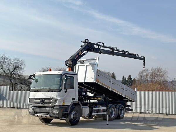 Mercedes Benz - ACTROS 2641 / Hiab kran / kiper / LUS-1196