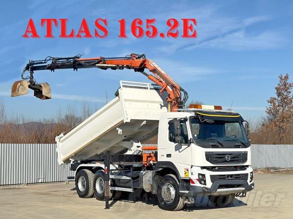 Volvo - FMX 410 / kran / kiper / LUS-1198