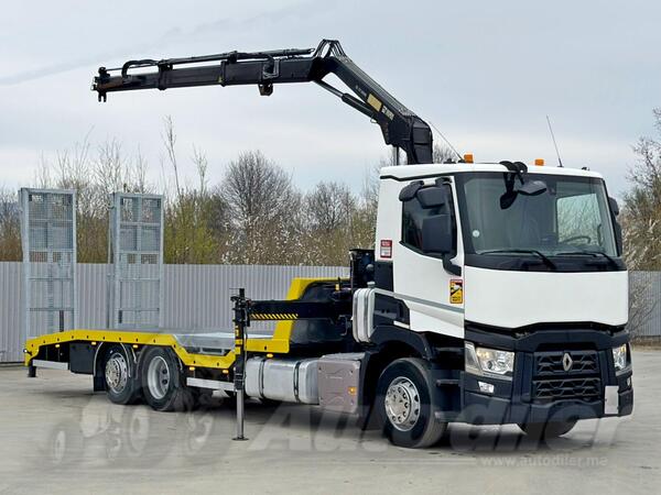 Renault - T 380 / kran / 6x2 / šlep auto / LUS-1240