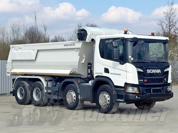 Scania - P 410 XT / 8x4 / TOP / kiper / LUS-1242