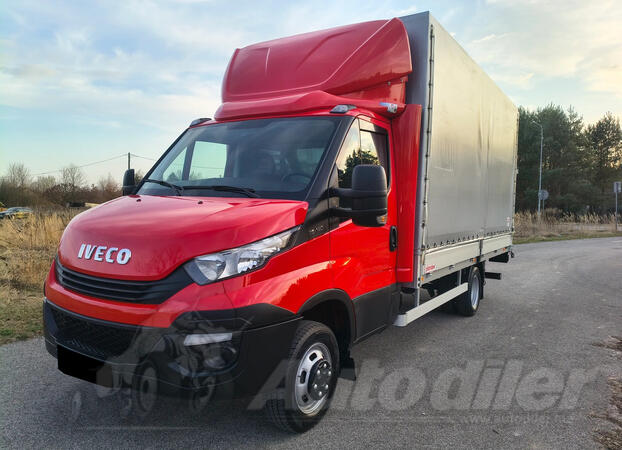 Iveco - DAILY 35-140 / rampa /  kamion s ceradom < 3.5t / FER012