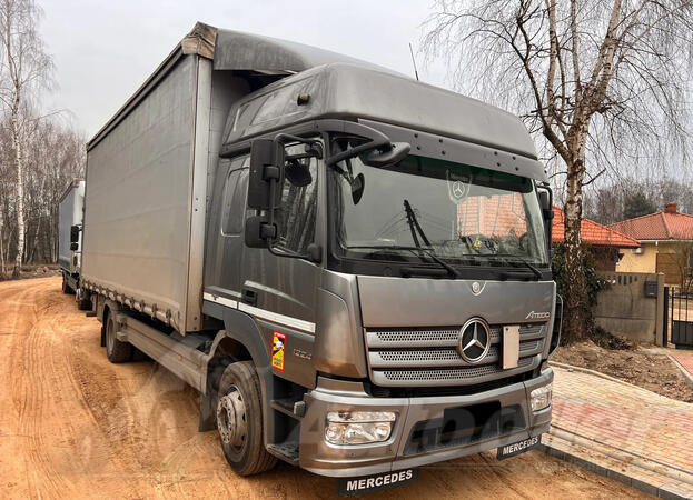 Mercedes Benz - ATEGO 1224 / rampa / kamion s ceradom / FER017