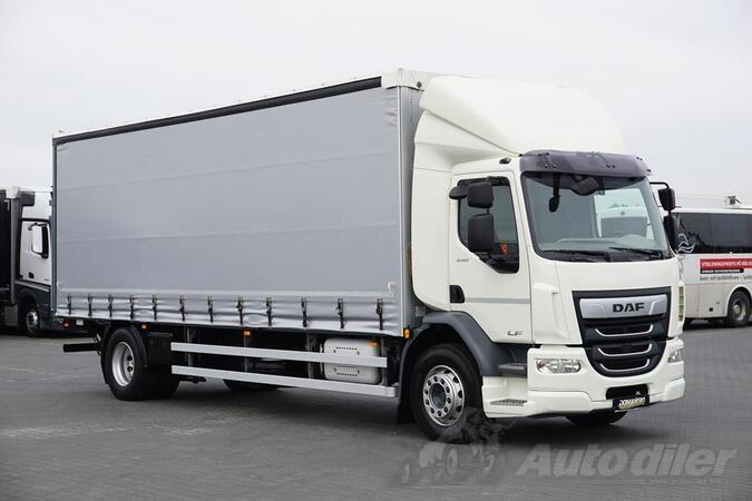 DAF -  LF / 290 / E 6 / rampa / 9 970 KG / 19 PALETA kamion sa klizna zavesa cerada / DOM-2165