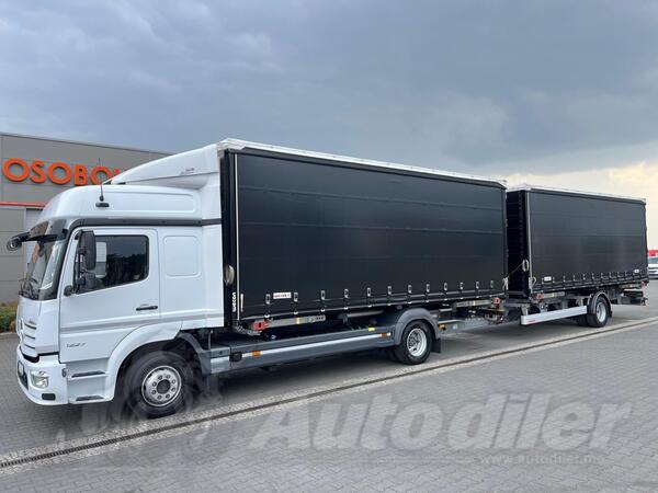 Mercedes Benz - Atego 1227 / BDF SWAP CHASSIS / kamion sa klizna zavesa cerada / GRI-0585