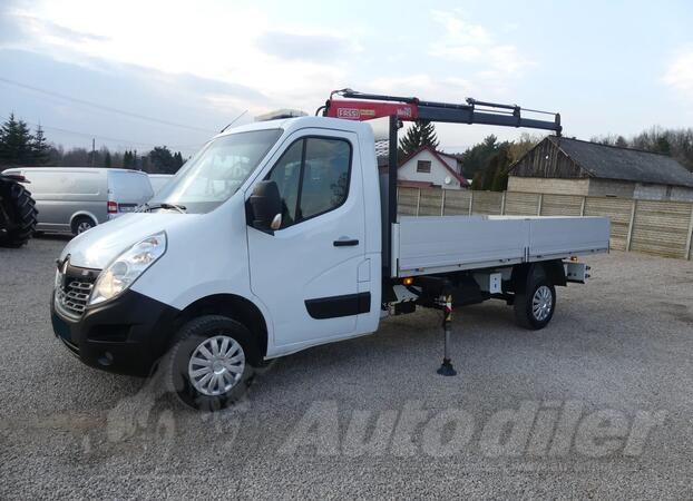 Renault - Master 2.3 dci / kran / kamion s ravnom platformom / LA2407