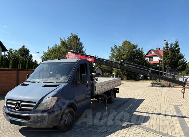 Mercedes Benz - Sprinter 2.2 516 CDI / kran kamion s ravnom platformom / LA2409